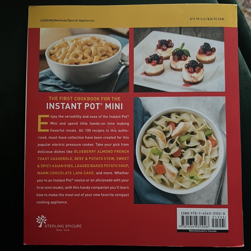 Mini Instant Pot Cookbook - Picture 2 of 3